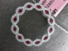 .89CT DIAMOND & AAA RUBY 14K WHITE GOLD CIRCLE OF LIFE INFINITY FLOATING PENDANT