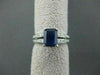 ESTATE 2.09CT DIAMOND & AAA SAPPHIRE 14KT WHITE GOLD ENGAGEMENT RING #19570