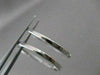ESTATE .88CTW DIAMOND SHARED PRONG 16MM 14K WHITE GOLD FRONT HOOP EARRINGS 20985