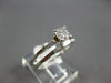 .65CT DIAMOND 14KT WHITE GOLD 3D ROUND & BAGUETTE ENGAGEMENT WEDDING RING SET