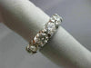 ESTATE LARGE 6.76CT ROUND DIAMOND PLATINUM 3D ETERNITY WEDDING ANNIVERSARY RING