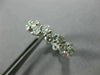 WIDE 2.88CT DIAMOND 14KT WHITE GOLD 3D ZIG ZAG ETERNITY WEDDING ANNIVERSARY RING