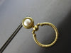 LARGE AAA PEARL 14KT YELLOW GOLD CIRCULAR FILIGREE FUN CLIP ON HANGING EARRINGS