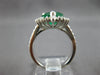 LARGE 4.87CT DIAMOND 14K WHITE GOLD 3D PEAR SHAPE & ROUND ENGAGEMENT RING #27853