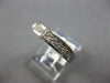 ESTATE .28CT DIAMOND 14K WHITE GOLD ROUND CHANNEL PRONG WEDDING ANNIVERSARY RING