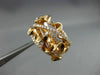 ESTATE LARGE 1.69CT DIAMOND 18KT ROSE GOLD MULTI ROW CRISS CROSS WAVE FUN RING