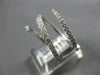 ESTATE LARGE .58CT DIAMOND 18KT WHITE GOLD CRISS CROSS WEDDING ANNIVERSARY RING