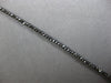 ESTATE 7.34CT BLACK DIAMOND 14KT WHITE GOLD 3D CLASSIC ETERNITY TENNIS BRACELET
