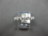 ESTATE .78CT DIAMOND 14KT WHITE GOLD ROUND 7 STONE SHARED PRONG ANNIVERSARY RING