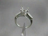 ESTATE .50CT DIAMOND 14K WHITE GOLD ENGAGEMENT RING SEMI MOUNT SETTING VVS 20004