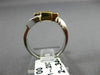 ESTATE .84CT EMERALD CUT DIAMOND 14KT WHITE & YELLOW GOLD ENGAGEMENT RING #3756