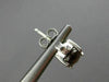 ESTATE 2.97CT DIAMOND & AAA EXTRA FACET GARNET 14K WHITE GOLD OVAL STUD EARRINGS