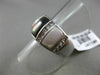 ESTATE WIDE .51CT DIAMOND & AAA MOTHER OF PEARL 14KT WHITE GOLD 3D COCKTAIL RING