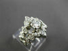 ANTIQUE LARGE 1.15CT ROUND DIAMOND 14K WHITE GOLD COCKTAIL ENGAGEMENT RING 21328