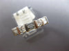 ESTATE .64CT DIAMOND 14KT WHITE GOLD ROUND & BAGUETTE CLASSIC ANNIVERSARY RING