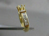 ESTATE 1.58CTW DIAMOND 18K YELLOW GOLD ENGAGEMENT RING SEMI MOUNT SETTING #20656