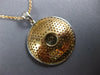 ESTATE LARGE 2.24CT DIAMOND 18KT WHITE AND ROSE GOLD ROUND SOMBRERO FUN PENDANT