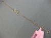 ESTATE .12CT PINK DIAMOND 18KT ROSE GOLD 3D CLASSIC LUCKY DOG BONE FUN BRACELET