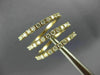 ESTATE 1.51CT DIAMOND 14KT YELLOW GOLD 3D CLASSIC THREE ROW FUN SNAKE RING