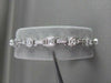 ANTIQUE 14KT WIDE 1.04CTW DIAMOND FILIGREE SQUARE & ROUND BRACELET