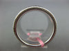 WIDE .45CT DIAMOND & BLACK ENAMEL 18KT WHITE GOLD ETERNITY COMFORT FIT FUN ING