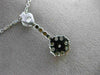 ESTATE .78CT DIAMOND 14K WHITE GOLD ETOILE SOLITAIRE HEART FLOATING PENDANT 3024