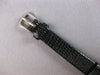ANTIQUE ART DECO .78CT OLD MINE DIAMOND & AAA SAPPHIRE PLATINUM 3D WATCH #28151