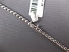 LARGE 4.39CT DIAMOND 18KT WHITE GOLD MULTI FLOWER LARIAT SEMI ETERNITY NECKLACE