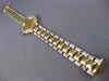 LARGE 2.5CT DIAMOND 14KT 2 TONE GOLD CIRCULAR A QUARTZ SWISS WOMENS WATCH #27368