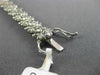 ESTATE WIDE 4.34CT DIAMOND 14KT WHITE GOLD 3D MULTI ROW CLASSIC TENNIS BRACELET