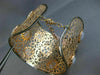 ESTATE LARGE 30.0CT DIAMOND & AAA AGATE 14KT WHITE & ROSE GOLD BANGLE BRACELET
