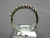ESTATE .40CT DIAMOND 14K WHITE GOLD SHARE PRONG WEDDING ANNIVERSARY RING 19781