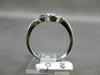 WIDE .81CT DIAMOND & AAA ROUND & PEAR SHAPE BLUE TOPAZ 14K WHITE GOLD SNAKE RING