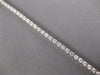 ESTATE 3.02CT DIAMOND 18KT WHITE GOLD 3D CLASSIC ROUND 3MM LOVE TENNIS BRACELET