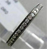 ANTIQUE DIAMOND 14KT BLACK & YELLOW GOLD WEDDING ANNIVERSARY RING SIMPLY AMAZING