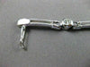 ESTATE WIDE 1.20CT DIAMOND 14KT WHITE GOLD ETOILE SOLID BRACELET STUNNING #19274