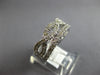 1.02CT DIAMOND 14KT WHITE GOLD 3D CLASSIC CRISS CROSS INFINITY ANNIVERSARY RING