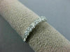 ESTATE .74CT DIAMOND 14KT WHITE GOLD 3D SEMI ETERNITY 13 STONE ANNIVERSARY RING