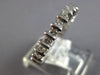1.25CT DIAMOND 14KT WHITE GOLD ROUND CHANNEL ETERNITY WEDDING ANNIVERSARY RING