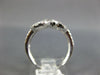 ESTATE LARGE 1.20CT DIAMOND 18KT WHITE GOLD 3D CLASSIC FLOWER BUTTERFLY FUN RING