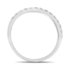 .43CT DIAMOND 14KT WHITE GOLD SHARED PRONG ROUND SEMI ETERNITY ANNIVERSARY RING