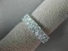 ESTATE 1.50CT DIAMOND 14KT WHITE GOLD TWO ROW CLASSIC WEDDING ANNIVERSARY RING