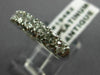 ANTIQUE .75CT DIAMOND PLATINUM CLASSIC FILIGREE WEDDING ANNIVERSARY RING #19482