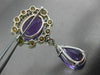 ANTIQUE EXTRA LARGE 38.51CT MULTI GEM 18KT YELLOW GOLD & PLATINUM 3D BROOCH PIN