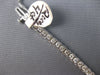 ESTATE 4.0CT DIAMOND 14KT WHITE GOLD 3D ROUND SEMI BEZEL CHANNEL TENNIS BRACELET