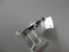 ESTATE .70CTW DIAMOND & AAA SAPPHIRE 14KT WHITE GOLD MILGRAIN ANNIVERSARY RING