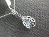 1.21CT DIAMOND 18K WHITE GOLD MARQUISE PEAR SHAPE & ROUND FLOATING PENDANT 26492