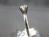ESTATE .68CT DIAMOND 14KT WHITE GOLD 3D ROUND SOLITAIRE 6 PRONG ENGAGEMENT RING