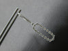 ESTATE .83CT DIAMOND 14K WHITE GOLD CLASSIC OPEN OVAL LEVERBACK HANGING EARRINGS