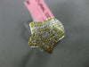 ESTATE LARGE .74CT DIAMOND 18K WHITE & YELLOW GOLD GOLDEN SHOOTING STAR FUN RING